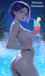 raven (dc) from patreon by sebassart