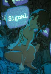 lain iwakura from serial experiments lain by artist request