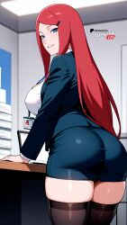 uzumaki kushina from naruto by boosterred99