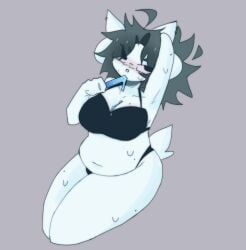 temmie from undertale by scentedpocky
