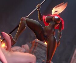 1boy 1girls 2_horns 3d 3d_animation angry angry_vein animated arthropod ass big_ass big_breasts big_butt big_thighs black_body black_skin breasts bug bug_girl feet female foot_fetish footjob gigantic_ass gigantic_thighs hollow_knight hollow_knight:_silksong hornet_(hollow_knight) huge_ass huge_breasts huge_thighs insect_girl insectoid insects large_ass large_breasts large_butt male penis ratsymposium silksong sound sweat sweatdrop sweating tagme team_cherry thick_thighs thighs video