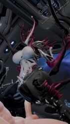 1boy 1girls 3d 9:16 animated athletic_female big_breasts blender breasts cowgirl cowgirl_position female grandmastersurgeon human human_penetrating light-skinned_male longer_than_10_seconds male oraxia_(warframe) pussy robot robot_girl shorter_than_30_seconds spider straight tagme vaginal_penetration vertical_video video warframe