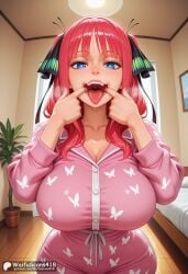 nakano nino from go-toubun no hanayome by waifuscans418