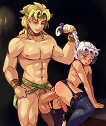 age_difference anal dio_brando drcockula father_and_son femboy gay giorno_giovanna incest jojo's_bizarre_adventure large_penis older_man_and_younger_boy penis_size_difference stardust_crusaders thick_thighs vento_aureo yaoi