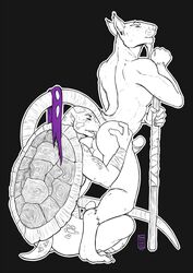 2019 anus balls black_background digital_media_(artwork) donatello hi_res male male/male mammal master_splinter murid murine nude penis rat reptile rodent scalie simple_background tanutanuki technical_incest teenage_mutant_ninja_turtles turtle