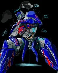 cybertronian female fluids gaping lad_prime male_focus male_only optimus_prime penis pussy robot transformers vagina