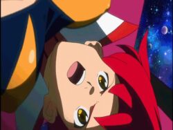 animated big_breasts bouncing_breasts breasts canonical_scene covered_nipples erect_nipples gainax gainaxing mp4 no_sound ponytail red_hair screencap space_yoko tagme tengen_toppa_gurren_lagann video yellow_eyes yoko_littner