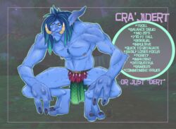 blizzard_entertainment clothing cra'jidert facial_hair goatee loincloth male male_only simona solo troll video_games warcraft