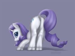 anus crotchboobs my_little_pony pussy rarity_(mlp) smooth_skin tagme wiredhooves