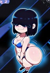 1female 1girls ai_generated ass big_ass bikini blush breasts cleavage curvy d-art_style female female_only goth_girl kazu_aitr lucy_loud nickelodeon shortstack solo solo_female tanlines the_loud_house thick thick_ass thick_thighs thighs voluptuous voluptuous_female wide_hips