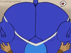 ass_focus azspicedjason big_ass bigger_than_canvas blueberry_inflation bubble_ass bubble_butt furry huge_ass sunken_limbs tagme thick_thighs wide_hips