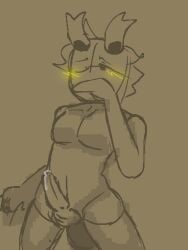 male phighting sketch skinny solo toony valk_(phighting) yellow_background