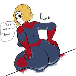 captain marvel from marvel by glock reveretta