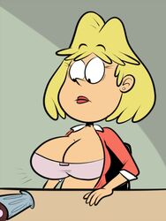 accurate_art_style big_breasts blonde_hair bursting_breasts family_guy_reference female large_breasts milf mother rita_loud scobionicle99 straight_hair the_loud_house