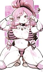 bikini female kenron_toqueen kneeling original original_character robot