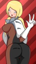 animated animated arena_of_valor artist_name ass bodysuit breasts butterfly_(arena_of_valor) female medium_breasts non-web_source tongue v zabbraea