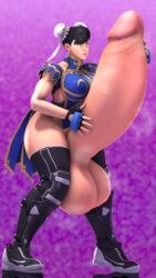 1futa 3d absurdres balls chun-li dickgirl erection futa_only futanari highres huge_balls huge_cock huge_testicles hyper_penis intersex penis rattledbonezone solo solo_futa source_filmmaker street_fighter testicles