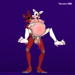 3d big_belly bodily_fluids cum cum_inflation cumflated_belly cumflation duo female five_nights_at_freddy's five_nights_at_freddy's_2 foxy_(fnaf) genital_fluids holding_up huge_belly inflation lactating male mangle_(fnaf) person-420 ready_to_pop source_filmmaker video_games