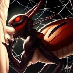 1boy abdomen abused_male ai_assisted ai_generated arachnid blowjob boobs breasts chitin claws cock_hungry cocksucking dark dark_caves dominant_female ensnared erect_penis erection feeding_on_penis fellatio fellatio_domination fellatio_frenzy fellatio_horror fellatio_reverse_rape female_monster femdom forced_blowjob forced_fellatio frenzy grotesque horror human human_fellated human_penetrating insectoid light-skinned_male male monster_female monster_girl monster_on_male multi_limb nightmare_fuel oral oral_sex penis penis_consumed penis_in_mouth predatory_fellatio preying_on_penis raped_male red_eyes red_skin reverse_forced_oral scary spider spider_girl spider_legs spider_web spider_woman spiderlike spiderwoman teratophilia unwanted_fellatio web wetnightmare
