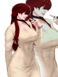pmuy_yuyu oc original original_character female female_only female_focus muscular athletic muscular_female athletic_female abs tight_clothing clothes clothed clothing dress prom prom_dress red_hair redhead redhead_female redheaded_female hips wide_hips thick_hips thick_thighs thighs breasts boobs tits big_breasts big_boobs big_tits cleavage curvaceous curvaceous_body curvaceous_female curvaceous_figure curvaceous_hips curvy curvy_body curvy_female curvy_figure