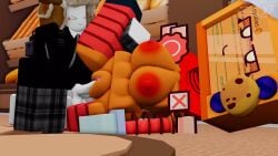 1_minute_long 1boy 1girls 3d animated areolae ass balls bottomless breasts commission cookieware_(die_of_death) cum_inside die_of_death_(roblox) from_behind human_on_robot lilix_rr34 longer_than_30_seconds mating_press missionary_position nipples penis pussy roblox roblox_avatar roblox_game robloxian robot_girl sex side_fuck sound straight tagme thighs vaginal_penetration video