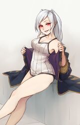 1girls bedroom_eyes bottomless camisole cleavage feet_out_of_frame female female_focus female_only fire_emblem fire_emblem_awakening glowing_eyes grima_(fire_emblem) horny leaning light-skinned_female light_skin long_hair looking_at_viewer monorus panties pose possession red_eyes robin_(fire_emblem) robin_(fire_emblem)_(female) seductive seductive_look seductive_smile simple_background smile solo tagme thighs topwear twintails undressing white_hair yandere