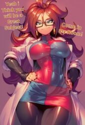 android 21 from dragon ball by gigiti