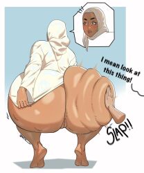 2girls ass_bigger_than_head ass_slap big_ass big_breasts big_thighs breasts breasts_bigger_than_head curvaceous curvy curvy_figure digital_media_(artwork) enormous_ass enormous_breasts enormous_thighs female gigantic_ass gigantic_breasts gigantic_thighs ginormous_ass hijab hips hourglass_figure huge_ass huge_breasts huge_thighs humongous_ass hyper_thighs jtt_artz large_ass large_breasts large_thighs legs light-skinned_female light_skin massive_ass massive_breasts massive_thighs mature mature_female offscreen_character offscreen_female slapping_ass slapping_butt slim_waist tan-skinned_female tan_body tan_skin thick thick_hips thick_legs thick_thighs thighs thighs_bigger_than_head voluptuous waist wide_hips wide_thighs