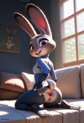 judy hopps from zootopia by darkeffect