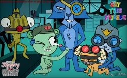 adult_(lore) anal anthro ball_gag bear big_penis bodily_fluids chameleon cuckold cum cum_in_ass cum_inside disgust ejaculation felid flippy_(htf) from_behind_position gag gagged genital_fluids genitals group handjob hanged happy_tree_friends hi_res jameshtf jipperyandwistiy_(artist) leaking_cum lizard male male/male mammal military mouse mouse_ka-boom murid murine nude nude_anthro pantherine penile penis reptile rodent scalie sex small_penis smile smirk sneaky_(htf) soldier tiger tiger_general_(htf) tiger_soldier_(htf) warrior