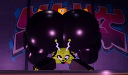 1boy 2boys 3d 3d_(artwork) absurd_res alternate_version_available ass_bigger_than_head ass_focus ass_up bubble_ass canine derpy_eyes gir_(dog_costume)_(invader_zim) gir_(invader_zim) glistening_body glistening_butt graffiti hi_res huge_ass huge_thighs hyper hyper_ass hyper_legs hyper_thighs invader_zim jack-o_pose male male/male male_only maybeanawesomeguy meme_reference pinned_down pinned_under_ass reflective_body roblox robloxian shiny_skin smile textless