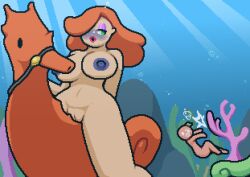 1boy 1boy1girl 1girl 1girls air_bubble air_bubbles asphyxiation big_breasts blue_blush blue_nipples blush boobs breasts bubble bubbles coral distracted drowning female female_focus ginger ginger_female ginger_hair green_eyes jessica_rabbit looking_back makeup male nipples nude nude_female nude_male oc original original_character peril plant plant_humanoid pussy red_body red_lips red_lipstick red_skin riding seahorse sunbeam thick_thighs thighs tomato tomato_(okami_tomato) touchstone underwater underwater_peril water who_framed_roger_rabbit zxtomatofan