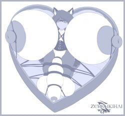 anthro artist_logo artist_name athletic athletic_anthro athletic_gynomorph athletic_intersex ball_rope bdsm bed big_breasts big_nipples big_penis bodily_fluids bondage bound breast_bondage breasts canid canine cloth_gag eyewear eyewear_on_head feet foreskin fox fully_bound furniture gag gagged genital_fluids genital_rope genitals glasses glasses_on_head gynomorph hair half-closed_eyes heart_bed hi_res holidays huge_breasts huge_nipples huge_penis hyper hyper_breasts hyper_genitalia hyper_nipples hyper_penis intersex legs_tied logo lying mammal monochrome mostly_nude mostly_nude_anthro mostly_nude_gynomorph mostly_nude_intersex muffled narrowed_eyes nipple_bondage nipples on_back otn_gag penis penis_rope precum restrained restraints rope rope_around_balls rope_bondage rope_harness simple_background solo submissive submissive_anthro submissive_gynomorph submissive_intersex text toes valentine's_day zerofenrir