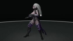 1girls 3d animated areolae big_breasts black_hair blank_eyes breasts cleavage dpmaker exposed_breasts eyeshadow female female_only hair_streak large_breasts mortal_kombat mortal_kombat_x netherrealm_studios nipples no_sound revenant_sindel sindel solo solo_female source_filmmaker two_tone_hair video white_hair