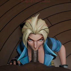 3d 3d_(artwork) 3d_model 3d_render big_penis black_male blacked blender blender_(artwork) blender_(software) blonde_female blonde_hair blowjob blowjob_face blowjob_gesture blowjob_only blowjob_pov british british_female dark-skinned_male darkprimordials dick_sucking elsa_bloodstone elsa_bloodstone_(marvel_rivals) elsa_bloodstone_(young_blood) eyes_up focused interracial marvel marvel_comics marvel_rivals pale-skinned_female pov pov_eye_contact white_female