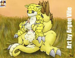 2boys anal animated anthro anthrofied anus argon_vile bodily_fluids charizard cum cum_in_ass cum_inside duo erection feet gay genital_fluids larger_male male male_only nintendo nude penis pokémon_(species) pokemon pokemon_(species) pokemon_rgby sandshrew sandslash scalie size_difference smaller_male surfing_charizard tail testicles text thick_thighs video_games watermark wide_hips yaoi