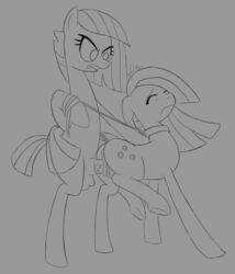 2015 angry angry_sex ass collar cutie_mark domination equid equine female friendship_is_magic gynomorph hand_on_back hooves horse intersex intersex/female komissar_bav leash limestone_pie_(mlp) mammal marble_pie_(mlp) monochrome my_little_pony penetration pony pussy raised_leg sex vaginal_penetration vaginal_penetration