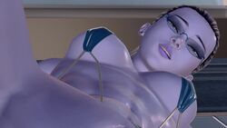 1girls 3d animated clitoris cunnilingus cunnilingus_pov demolljok female honey_select micro_bikini no_sound overwatch pov pussy studio_neo taker_pov video widowmaker