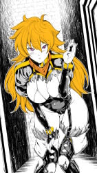 yang xiao long from rwby by apocalipsejack