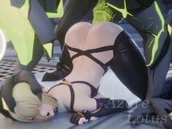 1girls 1monster 3d 3d_animation anal anal_sex animated anus areola ass azurelotus bending bending_over big_ass big_breasts big_penis big_thighs blonde_hair breasts dab_neko ethereal_(zenless_zone_zero) evelyn_chevalier female huge_cock interspecies light-skinned_female light_skin male monster monster_cock monster_on_female nipples open_mouth penetration penis penis_in_ass purple_eyes pussy sex sound stomach_bulge tagme thick_thighs thighs video voice_acted zenless_zone_zero