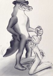 anthro_on_anthro blowjob bunny duo forced gay grabbing_ears gummigoo_(the_amazing_digital_circus) gummy_creature jax_(tadc) jax_(the_amazing_digital_circus) questionable_consent rabbit restrained sketch tagme the_amazing_digital_circus tied_up
