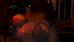 1boy 1girl1boy 1girls 3d brown_hair cow_tail cowgirl english_text facesitting freckles green_eyes musk norarr34 red_hair roblox robloxian sweat tagme tan_skin text twitter_username watermark white_skin