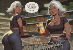 1girls ai_generated big_ass big_breasts big_thighs breasts brown-skinned_female brown_body brown_skin curvaceous curvy curvy_figure dark-skinned_female dark_skin digital_media_(artwork) female hips homo_superior hourglass_figure huge_ass huge_breasts huge_thighs large_ass large_breasts large_thighs legs marvel marvel_comics mature mature_female mutant mutant_(marvel) ororo_munroe phophopho slim_waist storm_(x-men) thick thick_hips thick_legs thick_thighs thighs voluptuous waist wide_hips x-men