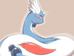 1_horn 2020 4:3 anal anal_sex animal_genitalia autopenetration blue_body blush blushing_profusely bodily_fluids countershade_neck countershading digital_drawing_(artwork) digital_media_(artwork) dragonair erection feathered_wings feathers feral generation_1_pokemon genital_slit genitals glistening glistening_body glistening_genitalia glistening_penis head_wings hi_res horn japanese_description looking_at_viewer looking_pleasured lying male male_feral masturbation memento_moripng nintendo on_side outline penetration penis pokemon pokemon_(species) portrait red_penis serpentine side_view simple_background solo tail tail_fetish tail_in_ass tail_insertion tail_masturbation tail_play tan_background tan_eyes tapering_penis tears tears_of_pleasure three-quarter_portrait tongue tongue_out unusual_wing_placement white_body white_outline wings