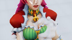 1girls 3d alternate_costume cum cum_on_breasts cumshot female female_only maeve_(paladins) merrymaker_maeve paladins solo