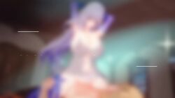 aether_(genshin_impact) ahe_gao animated arms_behind_head babydoll big_penis breasts censored cowgirl_position cum cum_in_pussy cum_inside deep_penetration female female_on_top female_orgasm functionally_nude functionally_nude_female genshin_impact hikar61 hongcha03 huge_cock keqing_(genshin_impact) koikatsu male nipples penetration penis pussy pussy_ejaculation pussy_juice riding sex squirting tagme vaginal_penetration video