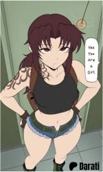 ai_generated androgynous artist bbc-chan black_lagoon crossdressing darati femboy hypnosis hypnosis_app hypnotized_female interracial interracial_sex mind_control revy revy_(black_lagoon) rule_63 size_difference trap