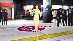 1girls atlus breasts completely_naked completely_nude confidently_naked exhibitionism kujikawa_rise naked nipples nude ofugh persona persona_4 pubic_hair public_indecency public_nudity pussy