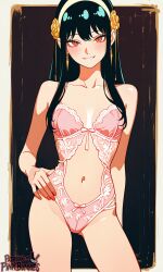 ai_generated areolae ass blush breasts completely_nude curvy female full_body hentai high_resolution highly_detailed large_breasts long_hair looking_at_viewer navel nipples nsfw nude open_mouth patreon pinkbunnies pussy rule34 seductive simple_background smile solo spy_×_family thick_thighs thighs uncensored wide_hips yor_forger