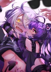 chest exposed_breast inkipoppet vtuber waifu wildfyre yuri